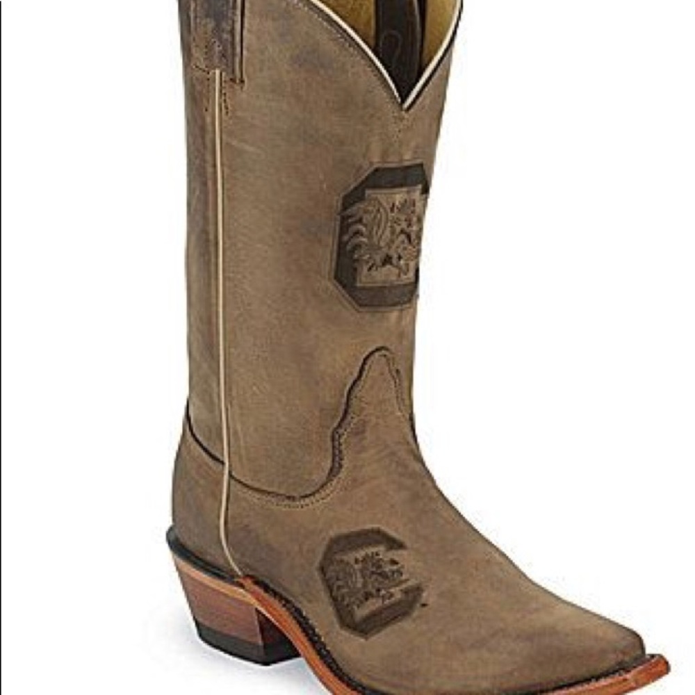 Nocona Leather Cowboy Boots GAMECOCKS!